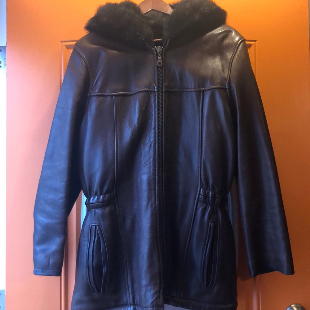 Leather jacket